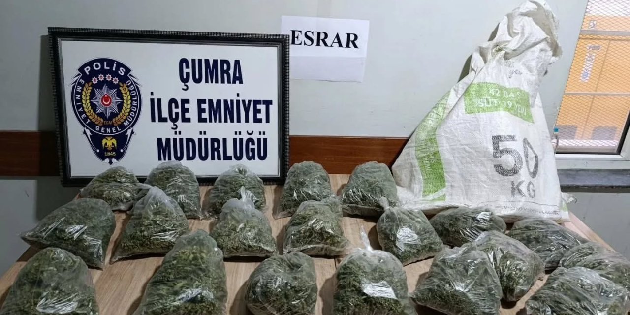 Konya’da zehir tacirlerine ağır darbe! 2 kilo esrar bulundu