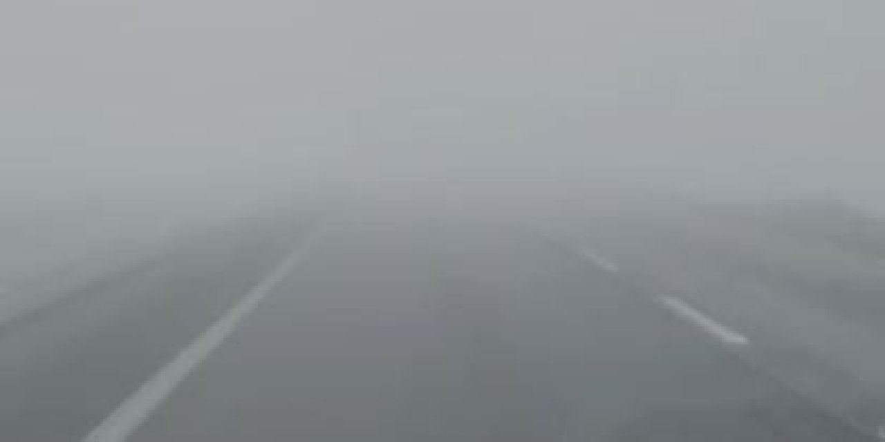 Konya’da yoğun sis etkili oldu