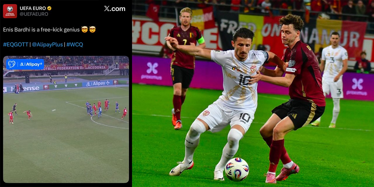 Konyasporlu Enis Bardhi, attığı golle gündem oldu