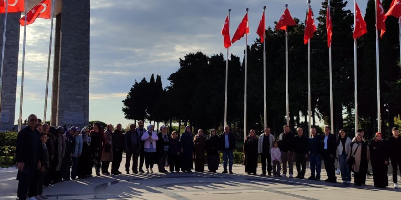 Konyalı şehit aileleri ve gaziler tarihi bir yolculuğa çıktı
