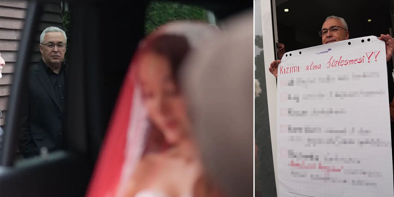 Düğün öncesi damadına sözleşme imzalattı, sosyal medyada gündem oldu
