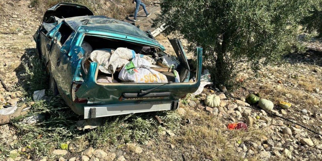 Otomobil şarampole yuvarlandı, karı - koca hayatını kaybetti