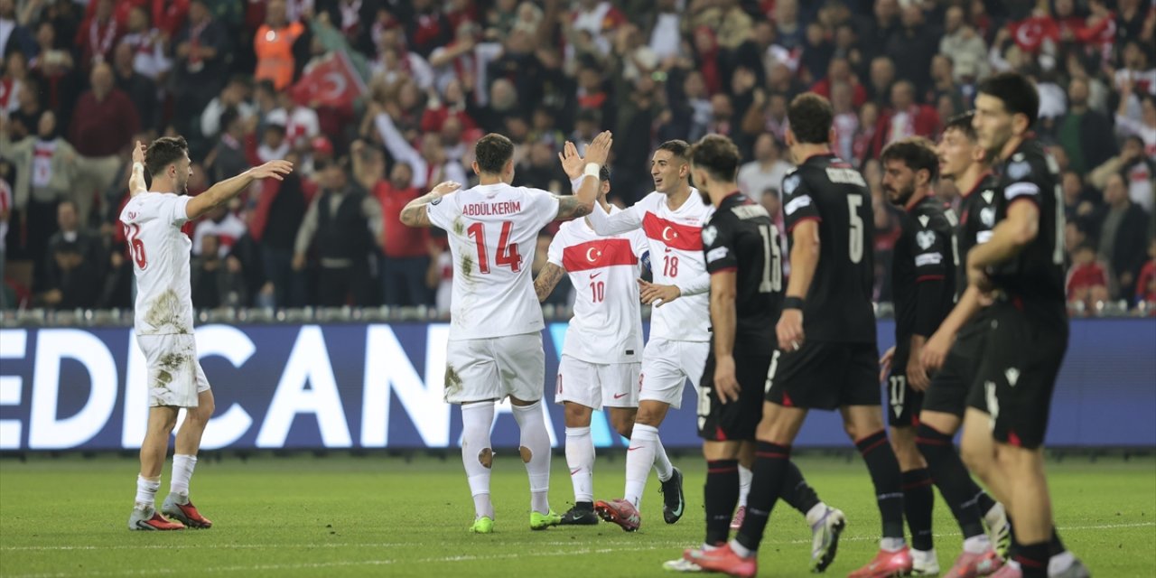 A Milli Takım Gürcistan’ı 4 golle geçti