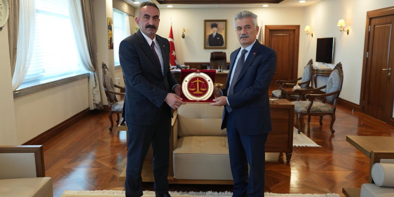 Konya Bölge İdare Mahkemesi Başkanı Nazım Taha Koçak’tan yüksek yargıya ziyaret