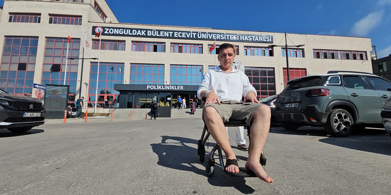 Karın ağrısıyla hastaneye gitti, yürüyemez hale geldi