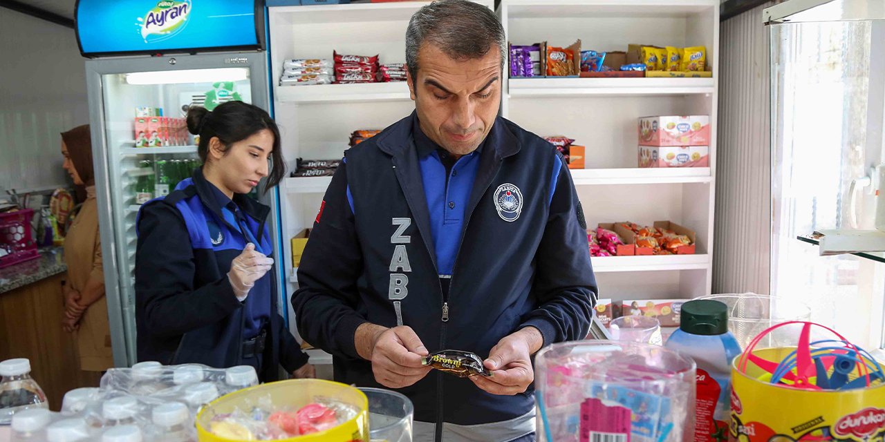 Konya'da öğrencilerin sağlığı için okul kantinleri mercek altına alındı