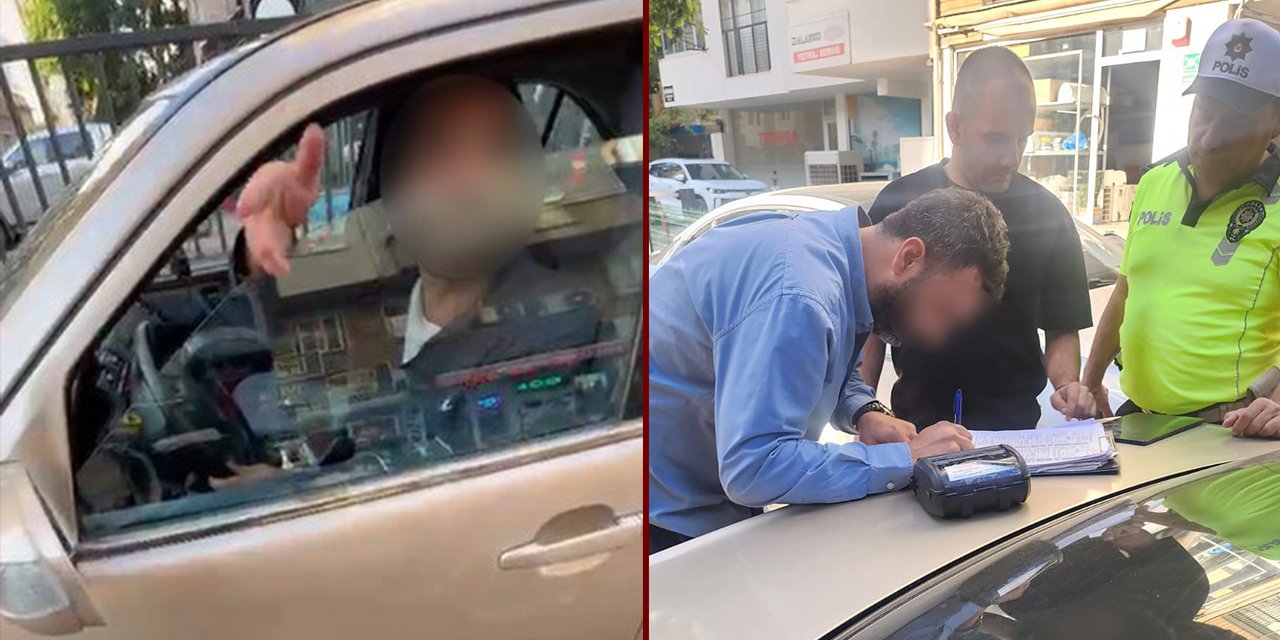 Aracıyla ters yöne girdi, söyledikleri pes dedirtti! Cezası da ağır oldu