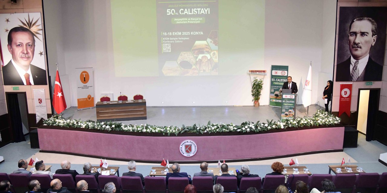 Konya Teknik Üniversitesi'nde 50 yıllık jeolojik yolculuk