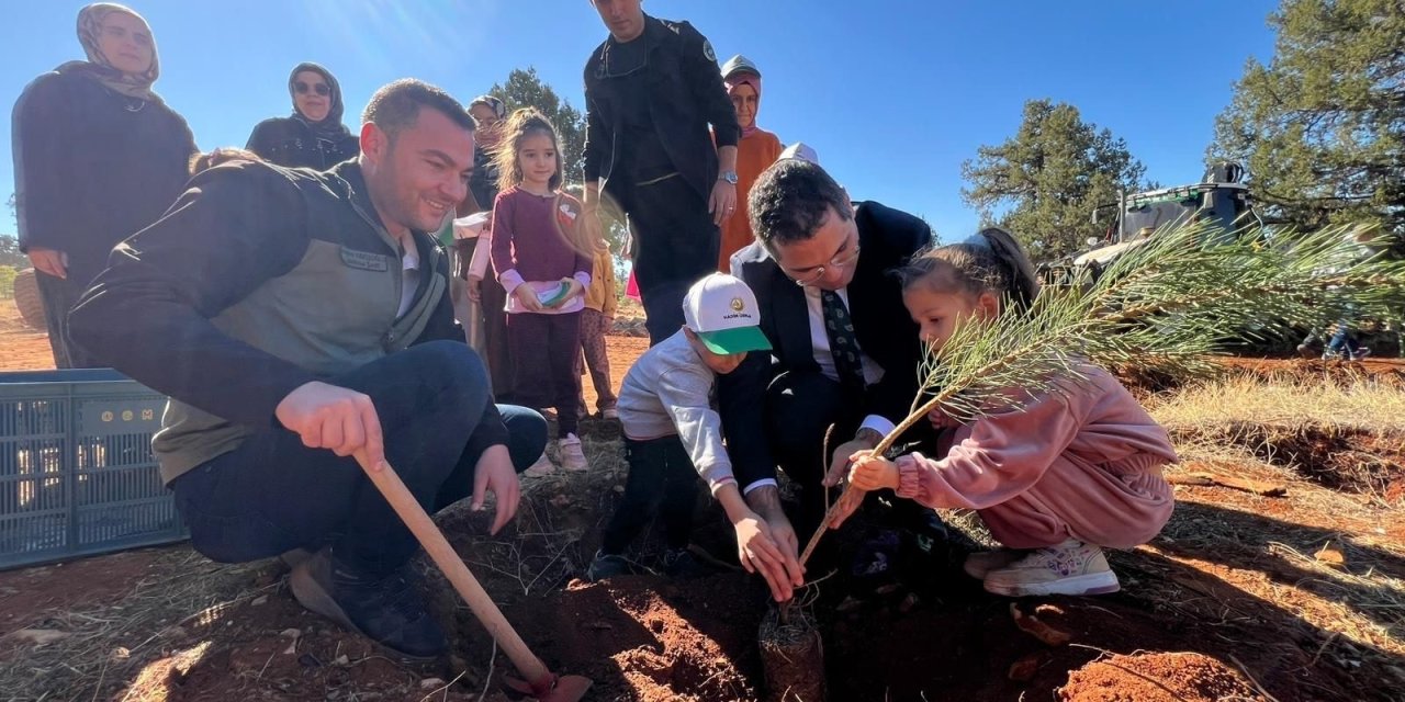 Bozkır’da öğrencilerden yeşil miras