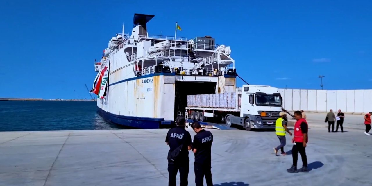 Gazze’ye umut taşıyan 17. gemi Mısır'a ulaştı