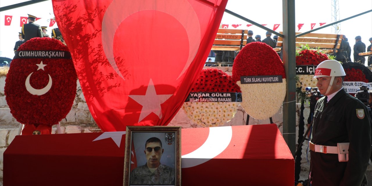 Şehit Piyade Er Eyüp Güner, memleketi Gaziantep’te son yolculuğuna uğurlandı