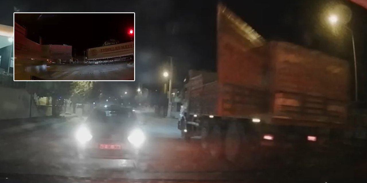 Yer Konya! TIR'ın dorse kapağı açıldı, facia ucuz atlatıldı