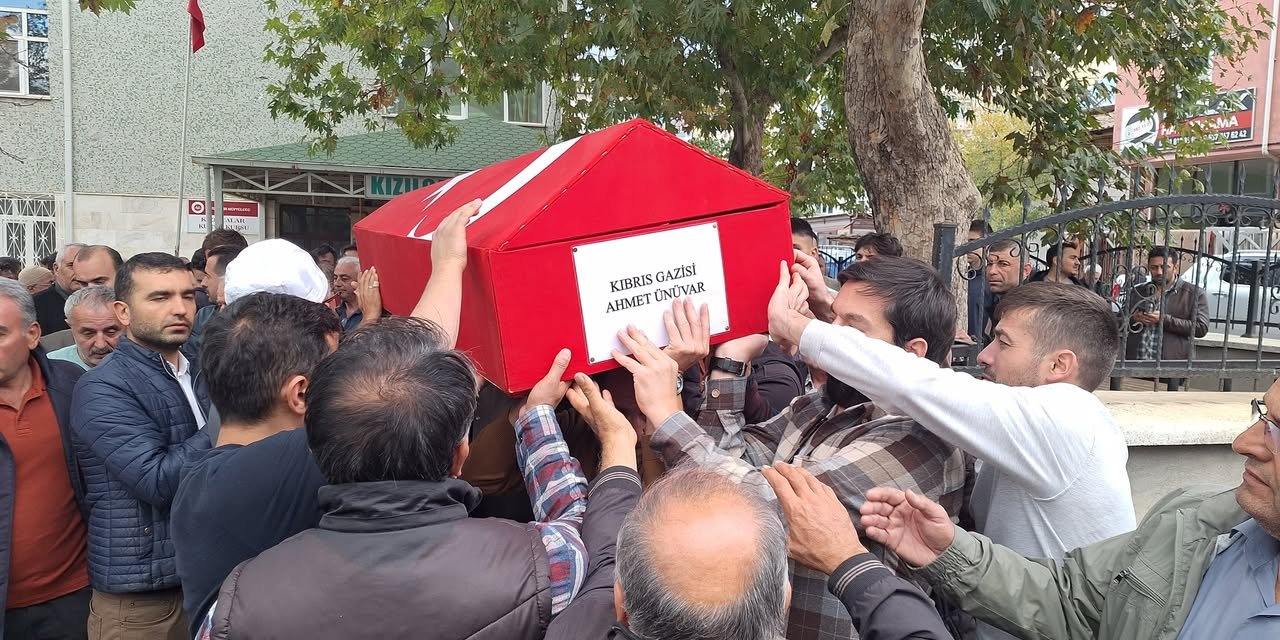 Kıbrıs Gazisi Ahmet Ünüvar’a Konya’da acı veda