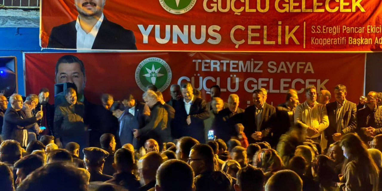Ereğli PANKOBİRLİK seçiminde büyük fark! Yunus Çelik başkan seçildi