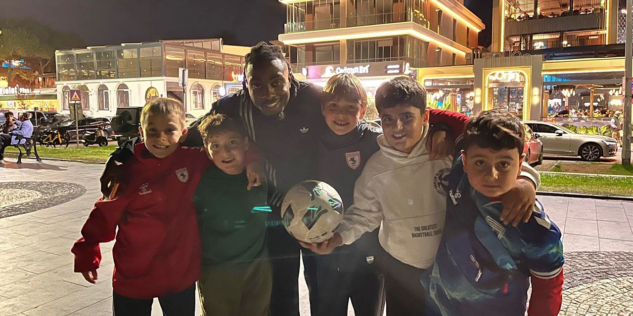 Samsunsporlu Makoumbou’dan gönülleri ısıtan buluşma