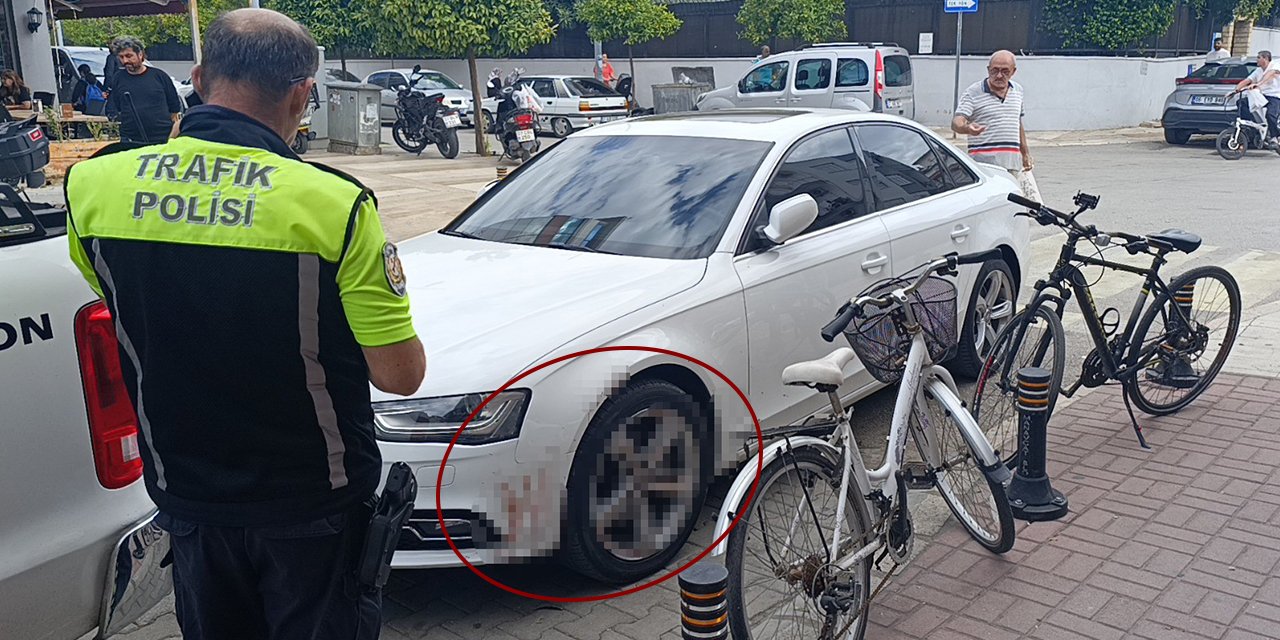 Arabadaki kan lekeleri polisi harekete geçirdi! Gerçek bambaşka çıktı