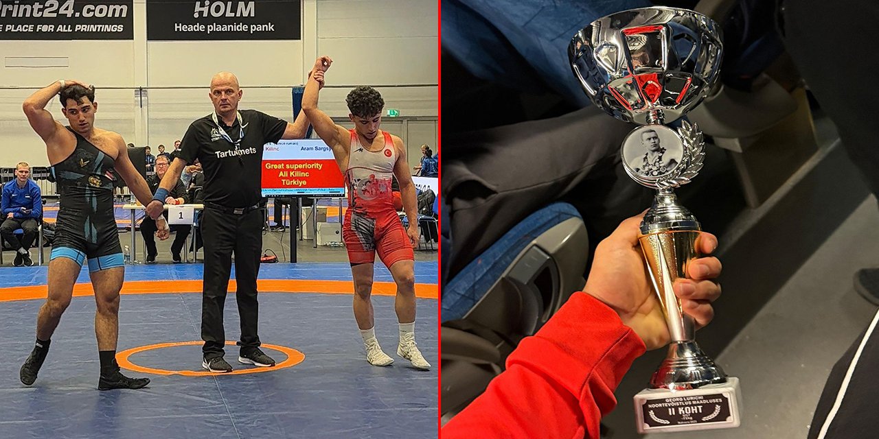 Konyalı güreşçi, gümüş madalyayı Konya’ya getirdi