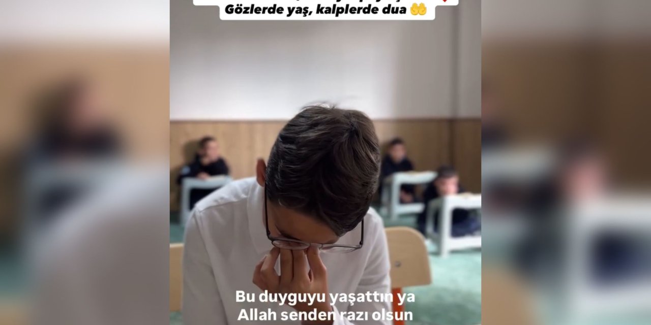 Konya’da izleyeni ağlatan an