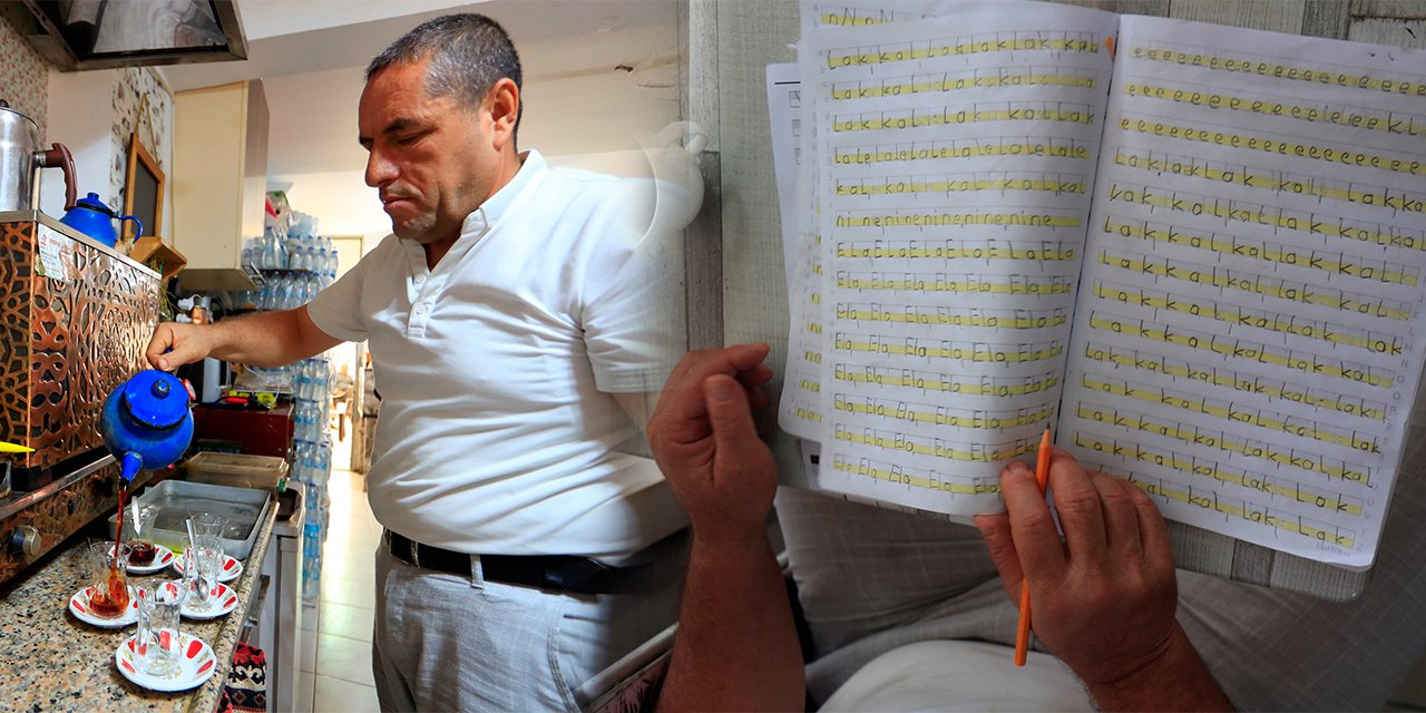 48 yaşında ilk harfleri öğrendi! Ehliyet ve muhtarlık hayaline koşuyor