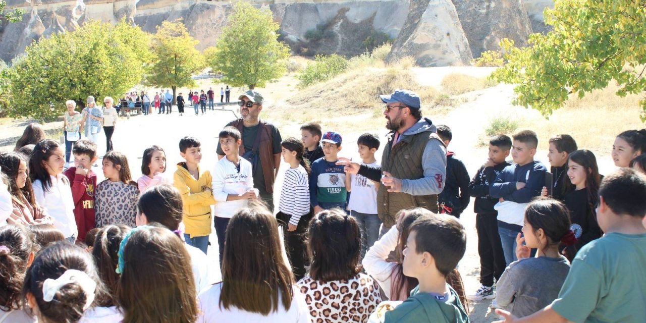 Konya’nın minik kaşifleri Kapadokya’yı gezdi