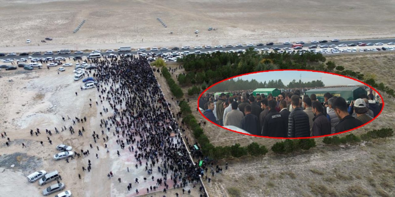 Üç kardeş son yolculukta da birbirinden ayrılmadı