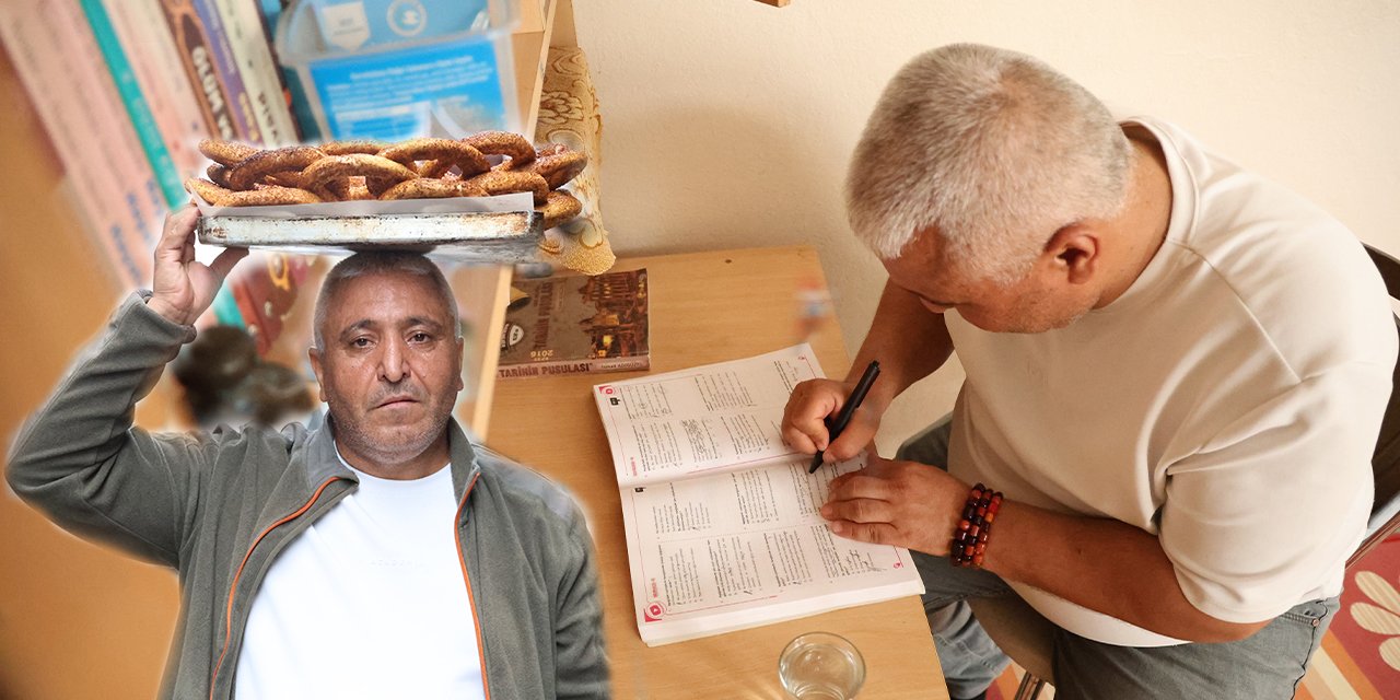 49 yaşındaki simitçinin azmi, KPSS duvarını yıktı