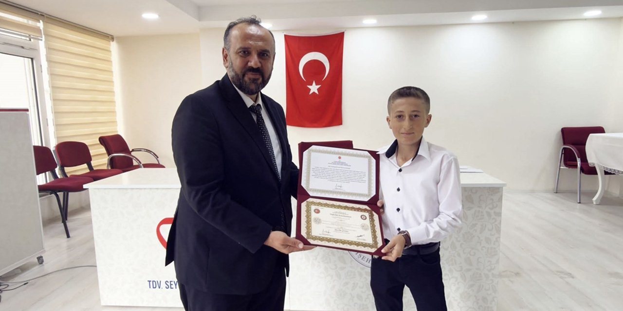 Konya’da öğrencilerin hafızlık gururu