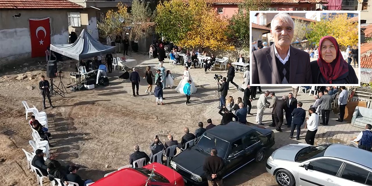 Hac hayali yarım kalan yaşlı çift, gençlerin mutluluk yolunu açtı