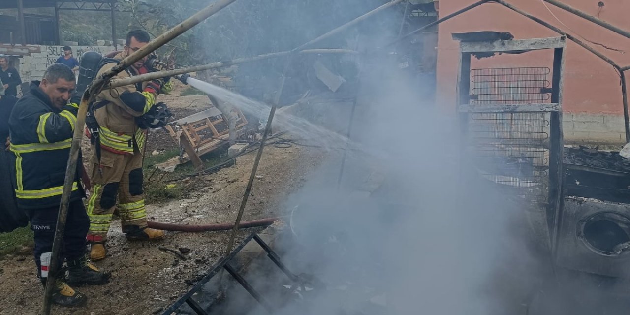 Yürek yakan yangın! 1 yaşındaki bebek kurtulamadı