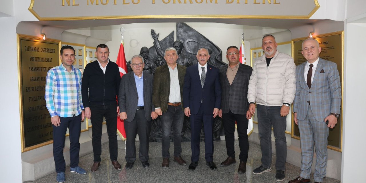 Konya’da galericilerden emniyete teşekkür ziyareti