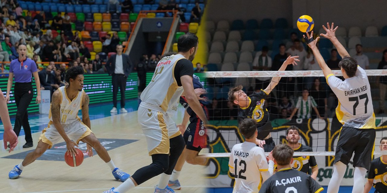 Konya Büyükşehir Belediyespor takımları iki cephede de yenilmez