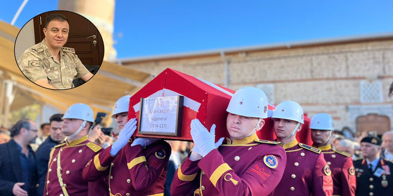 Tuğgeneral Selami Akşit'e Konya’da son görev