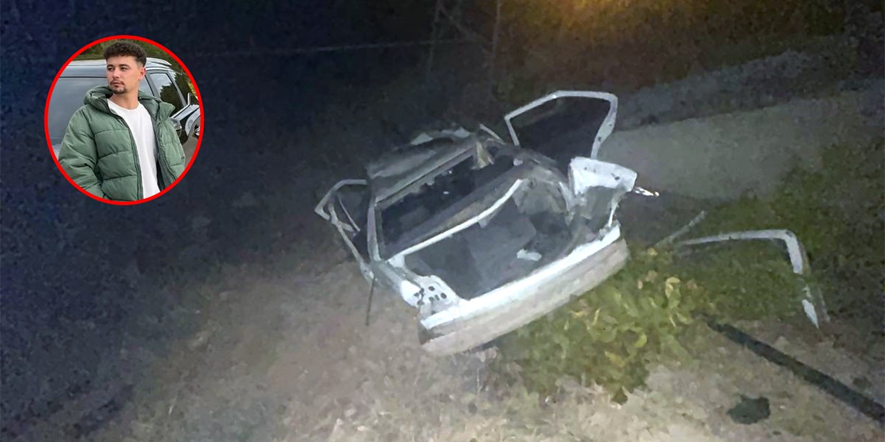 Gençlerin gezisi faciayla bitti! Şarampole uçan araçta 1 ölü, 3 yaralı