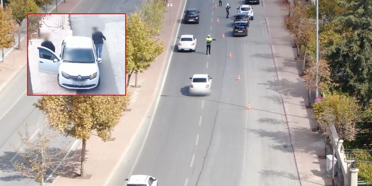 Yer Konya! Kimse görmüyor sandı, dron hepsini kaydetti