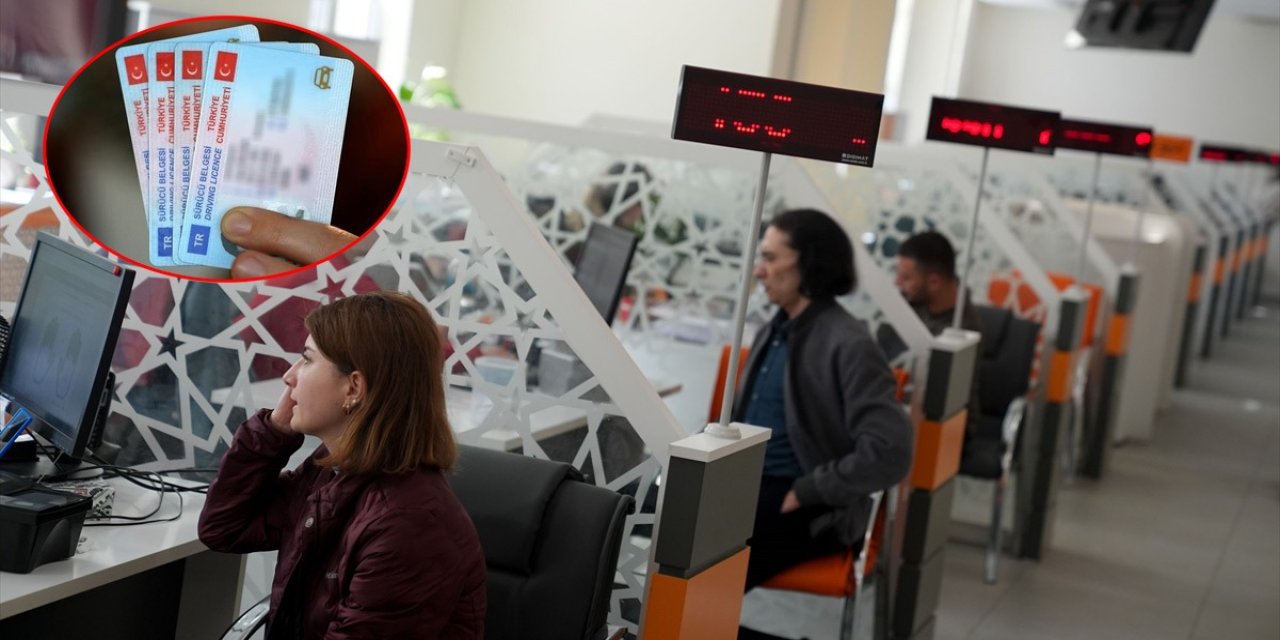 Konyalı ehliyet kuyruğunda