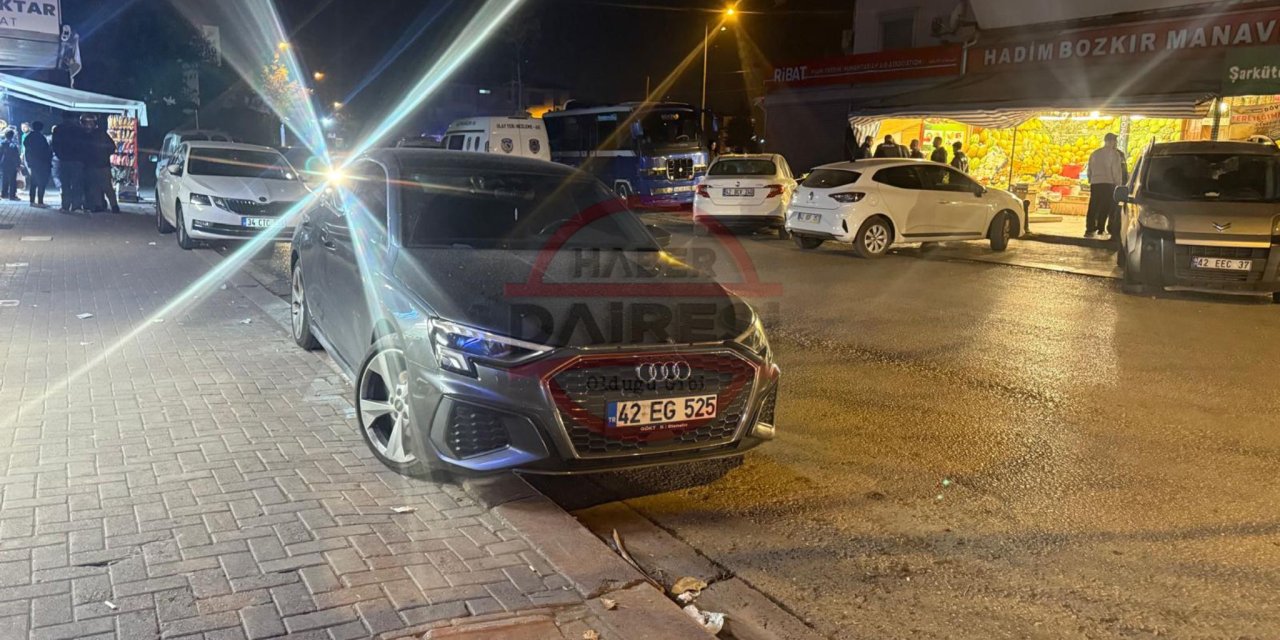 Konya Balık Hali’nde silahlı kavga çıktı