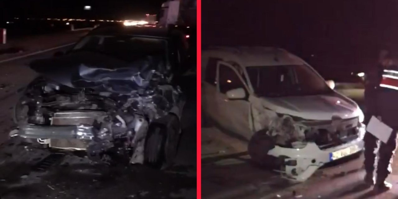 Konya’da zincirleme kaza! 6 kişi yaralandı