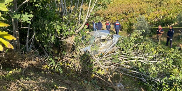 Otomobil tarlaya uçtu! Sürücü hayatını kaybetti