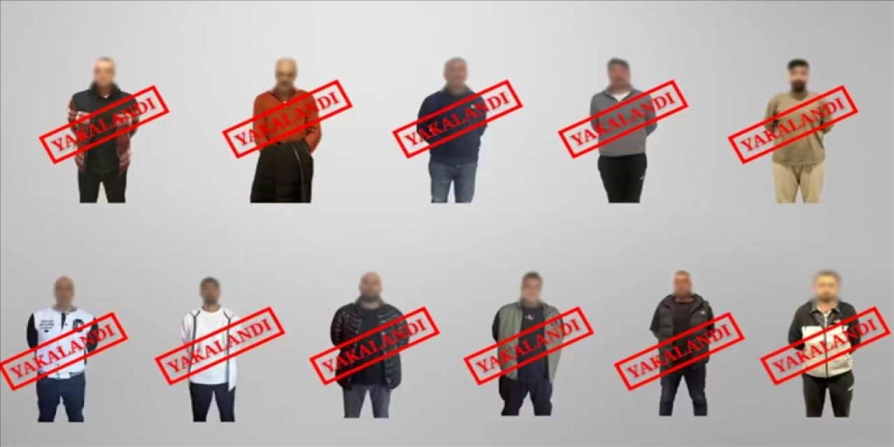 9'u kırmızı bültenle aranan 11 suçlu yakalandı