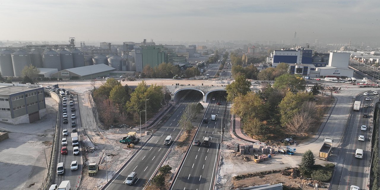 Konya’da Marangozlar Kavşağı’nın alt kısmı trafiğe açıldı