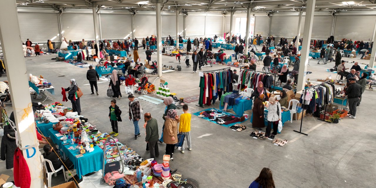 Konya’nın en ucuz pazarı! Ayda bir açılıyor