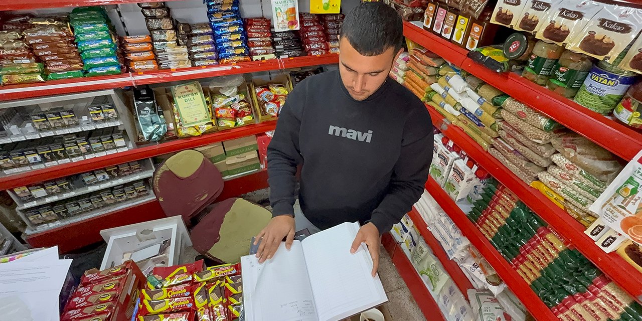 150 bin liralık veresiye defterini kapattı, kayıplara karıştı