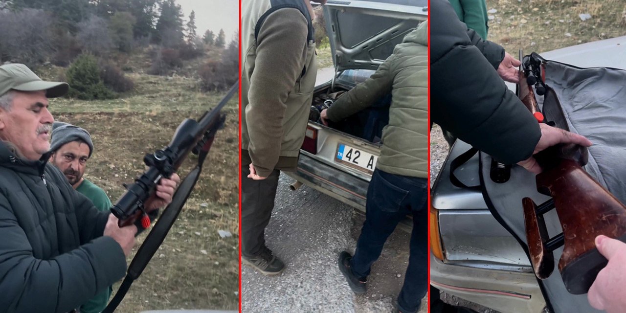 Konya’da 2 yaban keçisini vurmuşlardı! Görüntüler ortaya çıktı