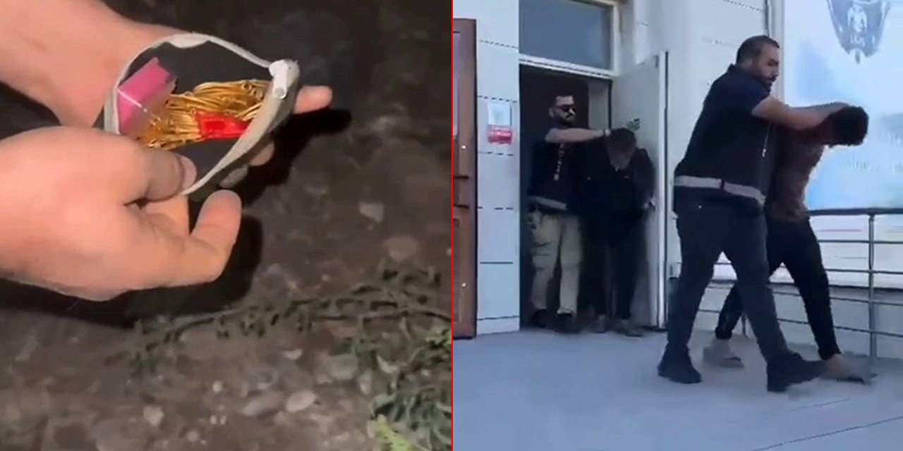 Film gibi olay! Altın dolu keseyi bahçeye gömüp kayboldular