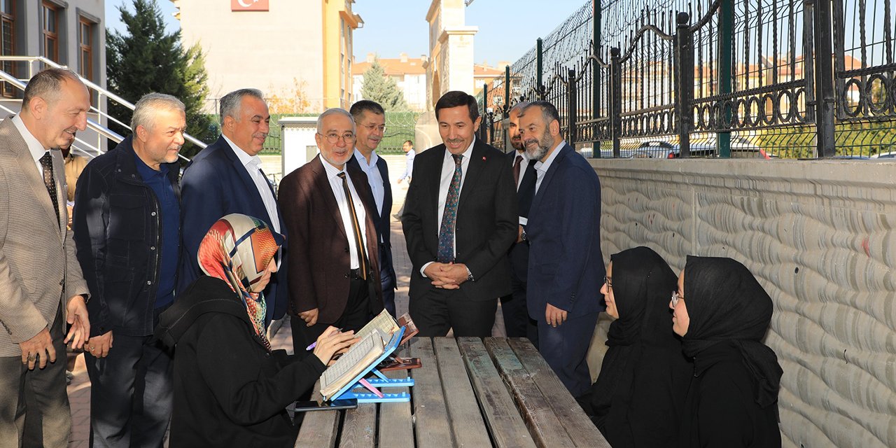 Başkan Kılca, genç hafızlarla buluştu