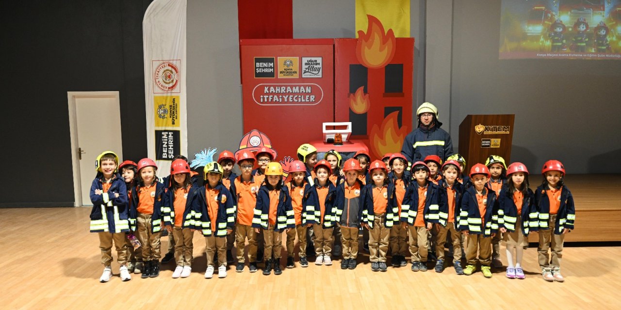 Konyalı küçükler yangın ve afet bilinci kazanıyor
