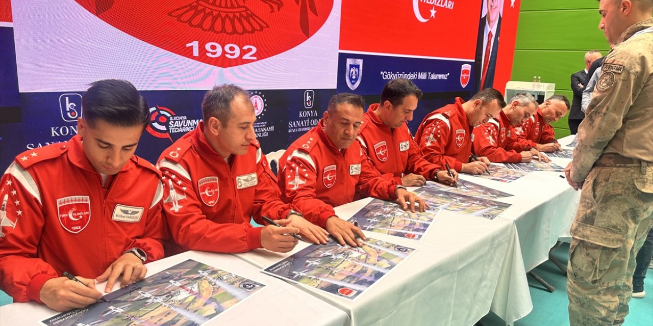 Türk Yıldızları bugün Konya’da imza dağıttı