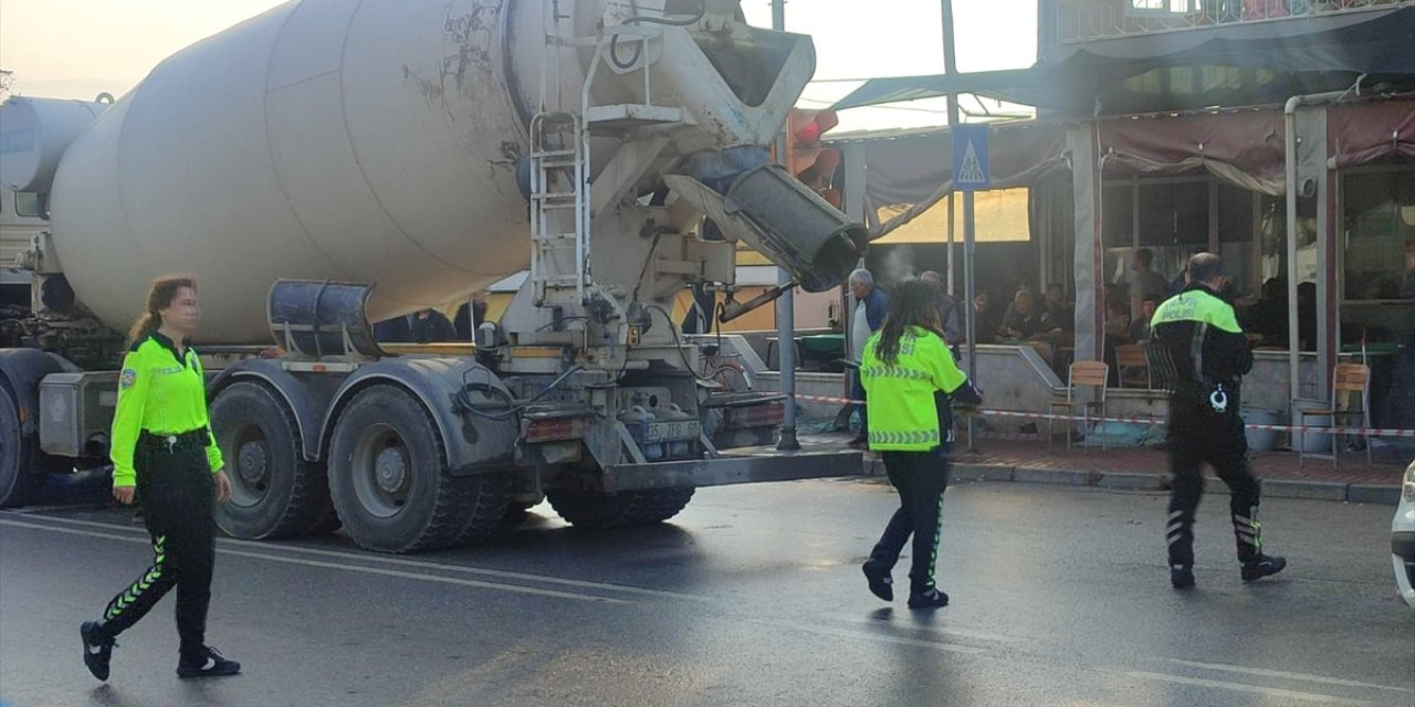 Beton mikseri dehşeti! Torununu okula götüren babaanne öldü