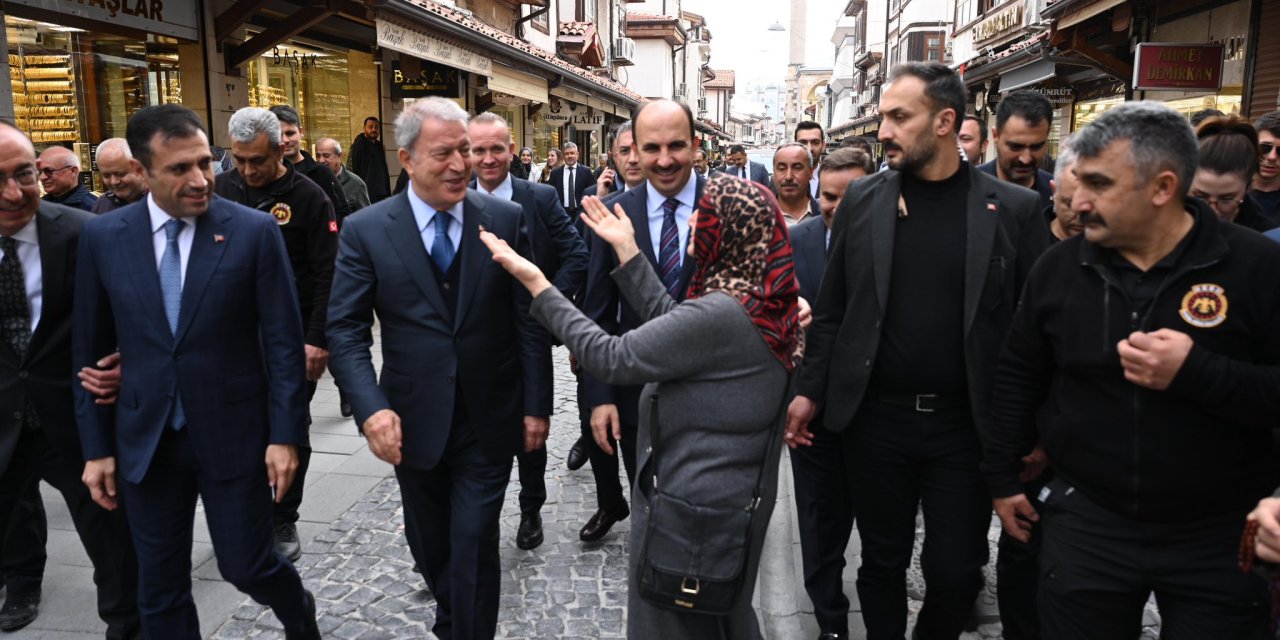 Hulusi Akar’a Konya’nın kalbinde sevgi seli