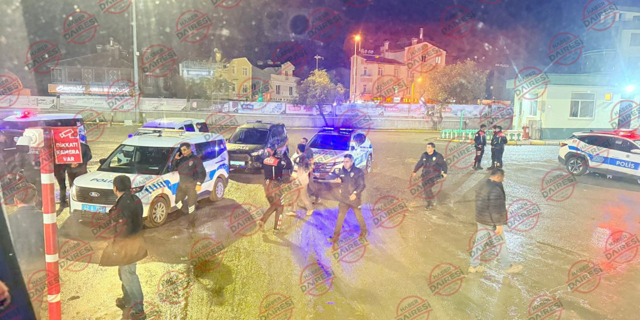 Konya’da gece yarısı silahlı kavga! 2 yaralı var
